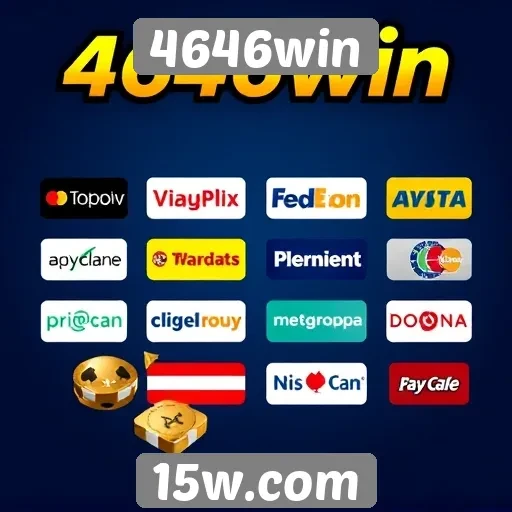 Visão geral das opções de pagamento no 4646win